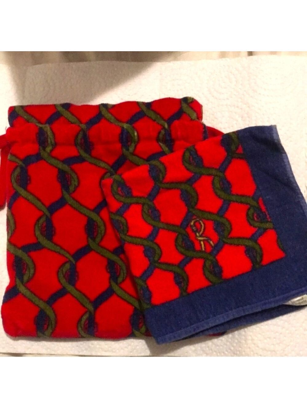 Roberta di Camerino Italy pouch/wash cloths